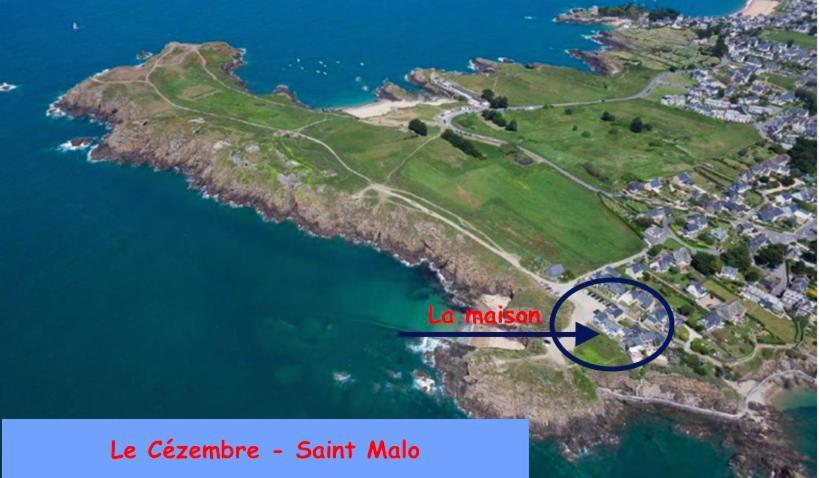 Le Cezembre - Vue 180 Baie St Malo Villa Saint-Malo Exterior foto